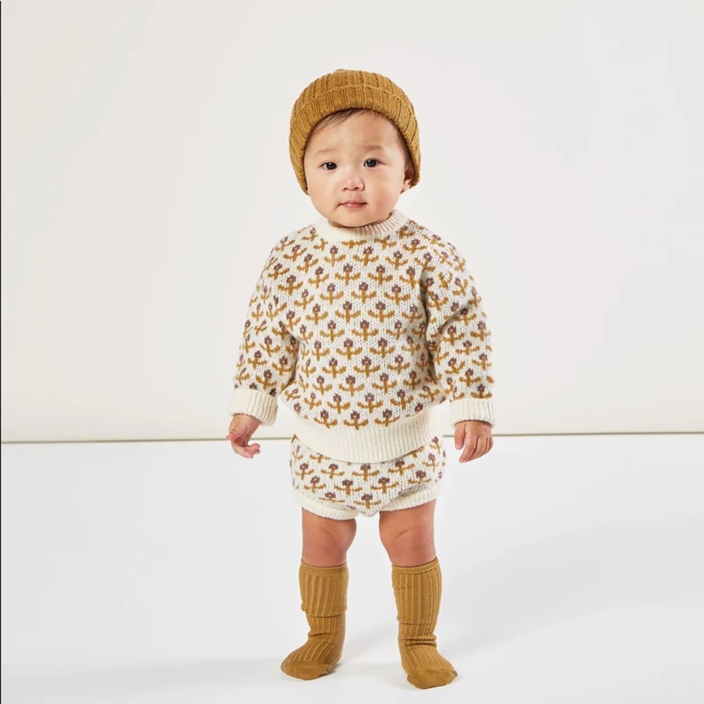 Rylee + Cru Cream and Tan Kids Matching Set